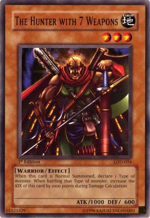 The Hunter with 7 Weapons (LOD-024) - Legacy of Darkness Unlimited Legacy of Darkness Yugioh Single  Squirtle Squad Card Shop.