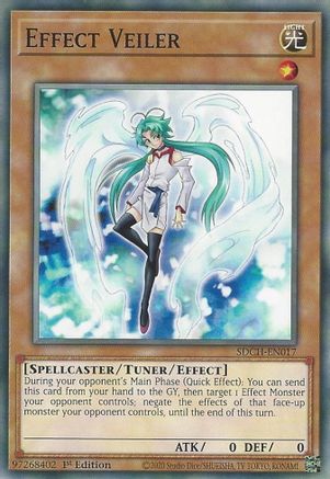 Effect Veiler (SDCH-EN017) - Structure Deck: Spirit Charmers 1st Edition Structure Deck: Spirit Charmers Yugioh Single  Squirtle Squad Card Shop.