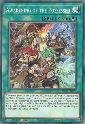 Awakening of the Possessed (SDCH-EN020) - Structure Deck: Spirit Charmers 1st Edition Structure Deck: Spirit Charmers Yugioh Single  Squirtle Squad Card Shop.