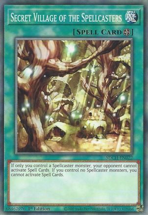 Secret Village of the Spellcasters (SDCH-EN022) - Structure Deck: Spirit Charmers 1st Edition Structure Deck: Spirit Charmers Yugioh Single  Squirtle Squad Card Shop.