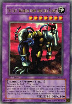 The Last Warrior from Another Planet (LON-077) - Labyrinth of Nightmare 1st Edition Labyrinth of Nightmare Yugioh Single  Squirtle Squad Card Shop.
