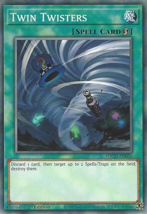 Twin Twisters (SDCH-EN026) - Structure Deck: Spirit Charmers 1st Edition Structure Deck: Spirit Charmers Yugioh Single  Squirtle Squad Card Shop.