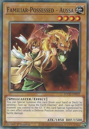 Familiar-Possessed - Aussa (SDCH-EN037) - Structure Deck: Spirit Charmers 1st Edition Structure Deck: Spirit Charmers Yugioh Single  Squirtle Squad Card Shop.