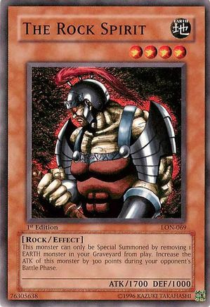 The Rock Spirit (LON-069) - Labyrinth of Nightmare 1st Edition Labyrinth of Nightmare Yugioh Single  Squirtle Squad Card Shop.