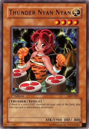 Thunder Nyan Nyan (LOD-059) - Legacy of Darkness Unlimited Legacy of Darkness Yugioh Single  Squirtle Squad Card Shop.