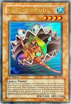 Toon Mermaid (MRL-072) - Magic Ruler Unlimited Magic Ruler Yugioh Single  Squirtle Squad Card Shop.