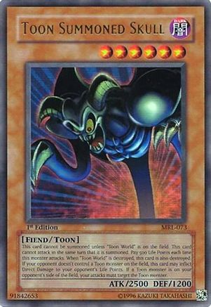 Toon Summoned Skull (MRL-073) - Magic Ruler 1st Edition Magic Ruler Yugioh Single  Squirtle Squad Card Shop.