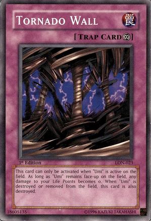 Tornado Wall (LON-023) - Labyrinth of Nightmare Unlimited Labyrinth of Nightmare Yugioh Single  Squirtle Squad Card Shop.