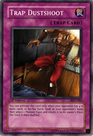 Trap Dustshoot (PGD-049) - Pharaonic Guardian 1st Edition Pharaonic Guardian Yugioh Single  Squirtle Squad Card Shop.