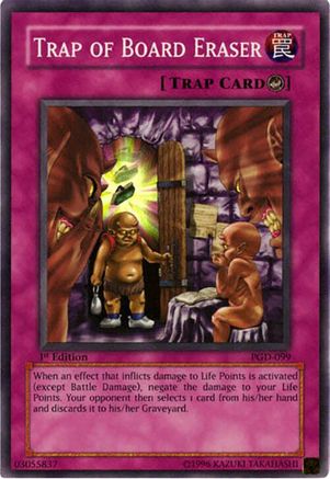 Trap of Board Eraser (PGD-099) - Pharaonic Guardian Unlimited Pharaonic Guardian Yugioh Single  Squirtle Squad Card Shop.