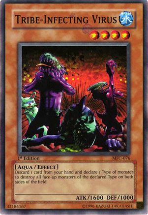 Tribe-Infecting Virus (MFC-076) - Magician's Force 1st Edition Magician's Force Yugioh Single  Squirtle Squad Card Shop.