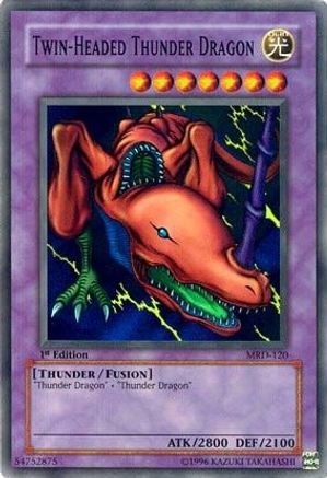 Twin-Headed Thunder Dragon (MRD-120) - Metal Raiders 1st Edition Metal Raiders Yugioh Single  Squirtle Squad Card Shop.