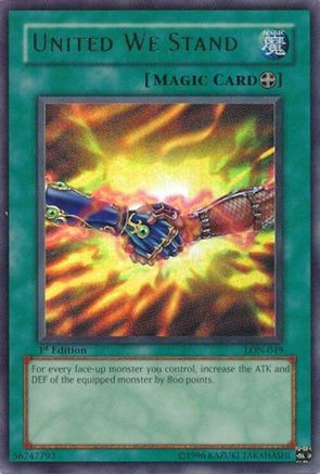 United We Stand (LON-049) - Labyrinth of Nightmare Unlimited Labyrinth of Nightmare Yugioh Single  Squirtle Squad Card Shop.