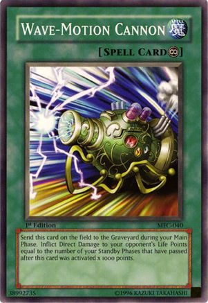 Wave-Motion Cannon (MFC-040) - Magician's Force Unlimited Magician's Force Yugioh Single  Squirtle Squad Card Shop.