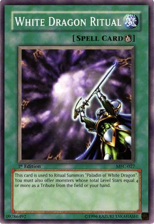 White Dragon Ritual (MFC-027) - Magician's Force 1st Edition Magician's Force Yugioh Single  Squirtle Squad Card Shop.