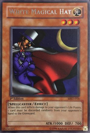 White Magical Hat (MRD-016) - Metal Raiders Unlimited Metal Raiders Yugioh Single  Squirtle Squad Card Shop.