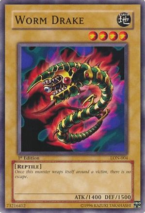 Worm Drake (LON-004) - Labyrinth of Nightmare Unlimited Labyrinth of Nightmare Yugioh Single  Squirtle Squad Card Shop.