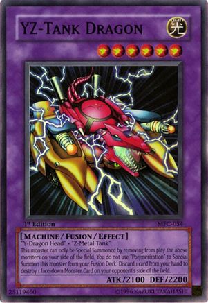 YZ-Tank Dragon (MFC-054) - Magician's Force Unlimited Magician's Force Yugioh Single  Squirtle Squad Card Shop.