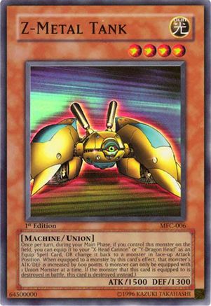 Z-Metal Tank (MFC-006) - Magician's Force Unlimited Magician's Force Yugioh Single  Squirtle Squad Card Shop.