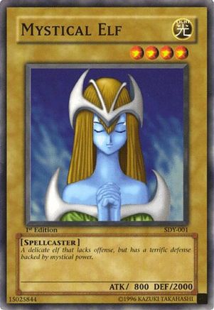 Mystical Elf (SDY-001) - Starter Deck: Yugi Unlimited Starter Deck: Yugi Yugioh Single  Squirtle Squad Card Shop.