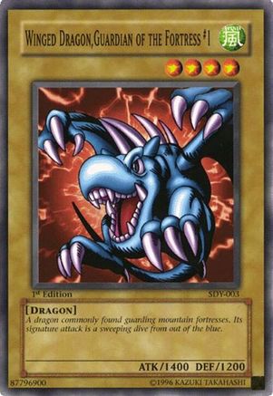 Winged Dragon, Guardian of the Fortress #1 (SDY-003) - Starter Deck: Yugi 1st Edition Starter Deck: Yugi Yugioh Single  Squirtle Squad Card Shop.