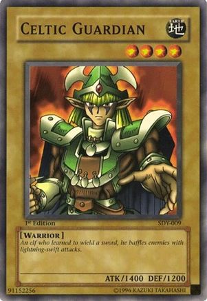 Celtic Guardian (SDY-009) - Starter Deck: Yugi 1st Edition Starter Deck: Yugi Yugioh Single  Squirtle Squad Card Shop.