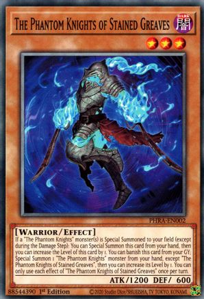 The Phantom Knights of Stained Greaves (PHRA-EN002) - Phantom Rage 1st Edition Phantom Rage Yugioh Single  Squirtle Squad Card Shop.