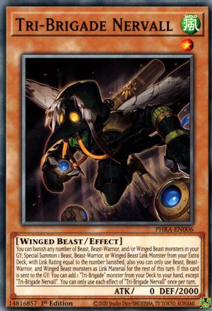 Tri-Brigade Nervall (PHRA-EN006) - Phantom Rage 1st Edition Phantom Rage Yugioh Single  Squirtle Squad Card Shop.