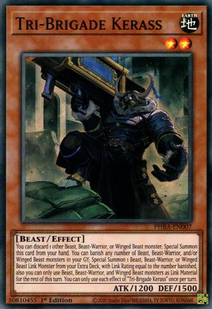 Tri-Brigade Kerass (PHRA-EN007) - Phantom Rage 1st Edition Phantom Rage Yugioh Single  Squirtle Squad Card Shop.