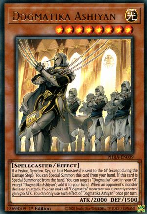 Dogmatika Ashiyan (PHRA-EN009) - Phantom Rage 1st Edition Phantom Rage Yugioh Single  Squirtle Squad Card Shop.