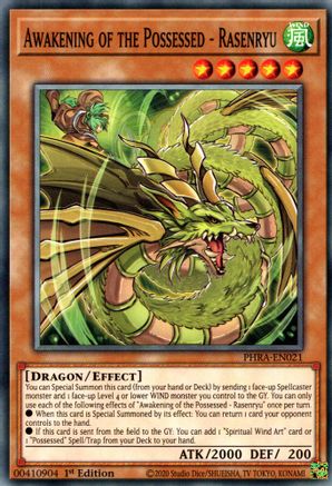 Awakening of the Possessed - Rasenryu (PHRA-EN021) - Phantom Rage 1st Edition Phantom Rage Yugioh Single  Squirtle Squad Card Shop.