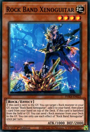 Rock Band Xenoguitar (PHRA-EN025) - Phantom Rage 1st Edition Phantom Rage Yugioh Single  Squirtle Squad Card Shop.