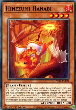 Hinezumi Hanabi (PHRA-EN029) - Phantom Rage 1st Edition Phantom Rage Yugioh Single  Squirtle Squad Card Shop.