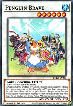 Penguin Brave (PHRA-EN039) - Phantom Rage 1st Edition Phantom Rage Yugioh Single  Squirtle Squad Card Shop.