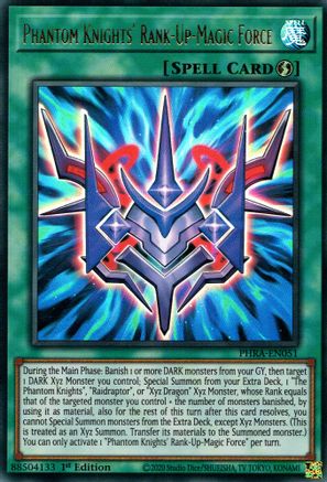 Phantom Knights' Rank-Up-Magic Force (PHRA-EN051) - Phantom Rage 1st Edition Phantom Rage Yugioh Single  Squirtle Squad Card Shop.