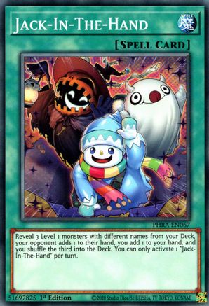 Jack-In-The-Hand (PHRA-EN067) - Phantom Rage 1st Edition Phantom Rage Yugioh Single  Squirtle Squad Card Shop.