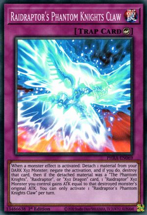 Raidraptor's Phantom Knights Claw (PHRA-EN069) - Phantom Rage 1st Edition Phantom Rage Yugioh Single  Squirtle Squad Card Shop.