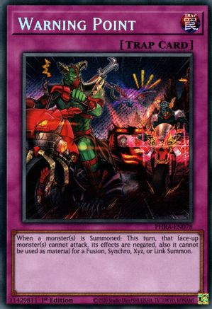 Warning Point (PHRA-EN078) - Phantom Rage 1st Edition Phantom Rage Yugioh Single  Squirtle Squad Card Shop.