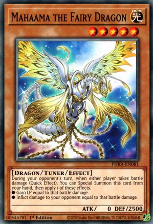 Mahaama the Fairy Dragon (PHRA-EN081) - Phantom Rage 1st Edition Phantom Rage Yugioh Single  Squirtle Squad Card Shop.