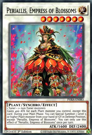 Periallis, Empress of Blossoms (PHRA-EN083) - Phantom Rage 1st Edition Phantom Rage Yugioh Single  Squirtle Squad Card Shop.