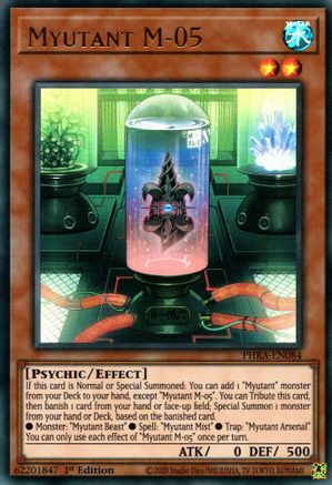 Myutant M-05 (PHRA-EN084) - Phantom Rage 1st Edition Phantom Rage Yugioh Single  Squirtle Squad Card Shop.