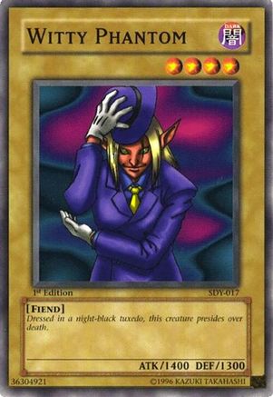 Witty Phantom (SDY-017) - Starter Deck: Yugi 1st Edition Starter Deck: Yugi Yugioh Single  Squirtle Squad Card Shop.