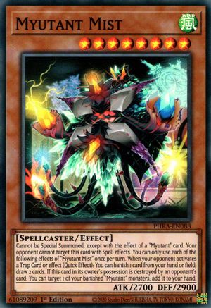 Myutant Mist (PHRA-EN088) - Phantom Rage 1st Edition Phantom Rage Yugioh Single  Squirtle Squad Card Shop.