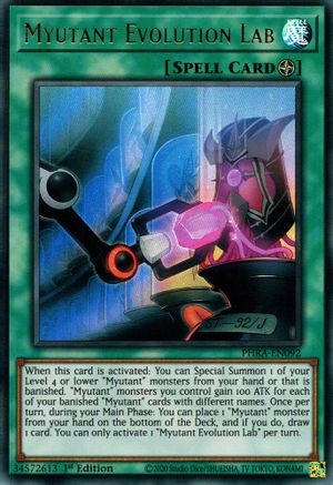 Myutant Evolution Lab (PHRA-EN092) - Phantom Rage 1st Edition Phantom Rage Yugioh Single  Squirtle Squad Card Shop.