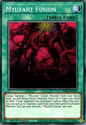 Myutant Fusion (PHRA-EN093) - Phantom Rage 1st Edition Phantom Rage Yugioh Single  Squirtle Squad Card Shop.