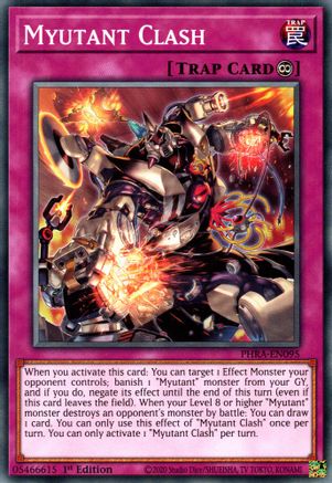 Myutant Clash (PHRA-EN095) - Phantom Rage 1st Edition Phantom Rage Yugioh Single  Squirtle Squad Card Shop.