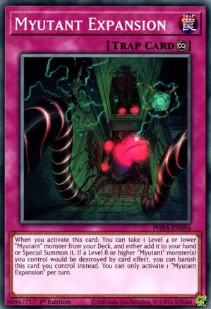 Myutant Expansion (PHRA-EN096) - Phantom Rage 1st Edition Phantom Rage Yugioh Single  Squirtle Squad Card Shop.