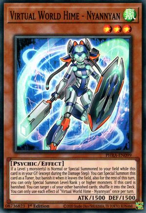 Virtual World Hime - Nyannyan (PHRA-EN099) - Phantom Rage 1st Edition Phantom Rage Yugioh Single  Squirtle Squad Card Shop.