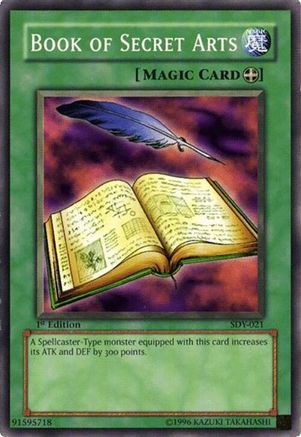 Book of Secret Arts (SDY-021) - Starter Deck: Yugi Unlimited Starter Deck: Yugi Yugioh Single  Squirtle Squad Card Shop.