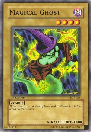 Magical Ghost (SDY-025) - Starter Deck: Yugi 1st Edition Starter Deck: Yugi Yugioh Single  Squirtle Squad Card Shop.
